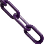Mr. Chain HeavyDuty Plastic Barrier Chain, Purple, 2Inch Link Diameter, 25Foot Length (5102325)