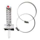 BlueWhite Flowmeter for 4 in. PVC Pipe, Horizontal Installation
