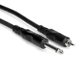 Unbalanced Interconnect, 1/4-In Ts To Rca, 15 Ft