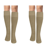 Mukhaksh (Pack Of 1 Pair = 2 Socks Men Winter Woolen Warm Khakhi Police Knee Length Knee High Long Socks For Shoe Size 6,7,8,9