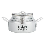 CanCooker Companion 1.5 Gallon Convection Steam Cooker for Home and Camping | Silver (G15-2016)