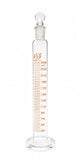 ISKO Measuring Cylinder with Round Base Set of 1 Pcs (250ML, with Stopper)