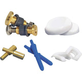 Danco 10770 Toilet Closet & Tank Gaskets, Adjustment is 1 to 3, Brass