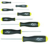 Bondhus 16632 Set of 8 Balldriver Screwdrivers with BriteGuard Finish, sizes .0505/32Inch