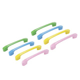Dnyta 8 Pack 3.8 Hole to Hole Cartoon Pulls Kids Room Wardrobe Door Candy 4 Colors Handles,Modern Wardrobe Shoe Cabinet Door Dra