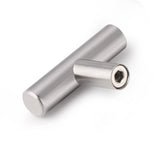 Probrico 20 Pack 2 Inch Cabinet Knobs, Brushed Nickel Kitchen Drawer Knobs Pulls, T Bar Stainless Steel Cabinet Handles Single H
