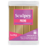 Sculpey Premo Polymer Oven-Bake Clay, Antique Gold, Non Toxic, 2 oz. bar, Great for jewelry making, holiday, DIY, mixed media an