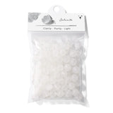 Raicegs 100pcs 8mm Selenite Beads Natural Gemstone Beads Round Loose Beads for Jewelry Making DIY Bracelets Necklace