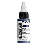 High Flow Acrylics by GOLDEN, Indigo (Anthraquinone), 1 fl. oz. / 30 ml Bottle