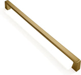 khtumeware 3 Pack Appliance Pull 18 Inch Brushed Brass Cabinet Pulls Brushed Gold Cabinet Pulls - Gold Drawer Handles Modern Dre