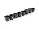 TEKTON 1/2 Inch Drive 6-Point Impact Socket Set, 8-Piece (1-9/16-2 in.) | SID92004