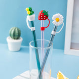 Quira Silicone Straw Covers Reusable, Dustproof, Hygienic Straw Tips For Stanley & Other Pack Of 3