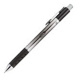 TUL GL1 Retractable Gel Pen, Needle Point, 0.5 mm, Gray Barrel, Black Ink, Pack Of 12