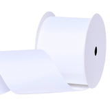 Ribest White Grosgrain Ribbon, 2 Inch 10 Yard Ribbon for Crafts Gift Wrapping Bows Wedding Party Decoration Bouquet