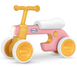 Henry & Colin Baby Balance Bike for 1 to 3 Year Old Girls, 4-Wheel First Bike, Toddler Walker Riding Toy with Colorful Light and