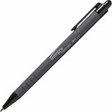 Integra Retractable Ballpoint Pen, Rubberized Barrel, Medium Point, Black (ITA30031)