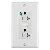 Leviton 20A-125V Extra-Heavy Duty Hospital Grade Tamper-Resistant Duplex Self-Test GFCI Receptacle, 20-Amp, GFTR2-HGW, White