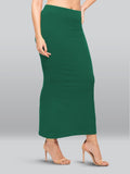 Lyra Lycra Saree Shapewear Petticoat For Womens Sarees Rama Green