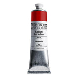 Williamsburg Artist Oil Colors by GOLDEN, Cadmium Red Medium, 150 ml tube, Professional Oil Paint, Opaque