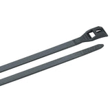 Ancor 199324 Cable Tie, Low Profile, 8, Black, 20pc