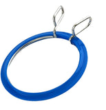 Premium Quality, Metal Spring Tension Embroidery Hoops, Cross Stich Hoop, Darning Hoops, Embroidery Tension Shed (Blue, Small)