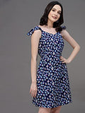Oomph! One Piece For Women Blue - Md671,Dark Blue,Dark Blue,L