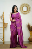 Shiv Textiles Womens Banarasi Silk Saree With Blouse Perfect For Every Occasion Copper Zari 9Pink