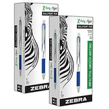 Flight Ballpoint Retractable Pen 1.2mm, Blue, 12 Per Pack, 2 Packs