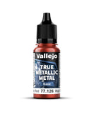 Vallejo - Ruby Red Base | True Metallic Metal TMM | Acrylic Colors for Painting Metal Effects on Fantasy, Historical, and Wargam