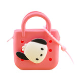 Calandis Beach Bag With Holes Travel Bag For Women Kids For Holiday Swimming Outdoor Red | Womens Handbags & Bags