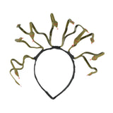 MERISHOPP Medusa Headband Snake Cosplay Halloweens Costume for Role Play Party Birthday earthy gold