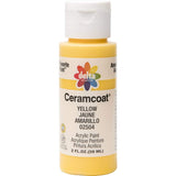 Delta Creative Ceramcoat Acrylic Paint in Assorted Colors (2 oz), 2504, Yellow