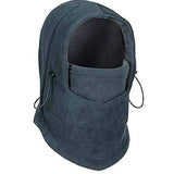 Gajraj Unisex Fleece Thick Winter Warm Full Face Cover Winter Cap/Monkey Cap/Balaclava Cap (Grey)