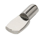 7mm Shelf Pegs,Spoon Shape Support Pins for Shelves Cabinets Furniture Holder Nickel Plated