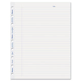 Blueline AFR9050R MiracleBind Ruled Paper Refill Sheets 91/4 x 71/4 White 50 Sheets/Pack