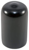 (Pack of 25) Caplugs: 3/8 to 7/16 Round Black Vinyl Flexible End Cap Bolt Screw Thread Protector Safety Cover for 0.375 Inc