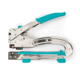 We R Memory Keepers CropADile 2 Big Bite Blue, Heavy Duty Single Hole Punch and Eyelet Grommet Setter with Ergonomical Grip,