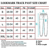LookMark Men's Combo Slim Fit Solid Lycra Blend Full Elastic Sport Wear Running Gym Stretchable Jogger Track Pant in Pista & Navy Color (XXL),Pista- Navy