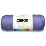 Caron H97009756 Simply Soft Solids Yarn, 6 oz, Lavender Blue