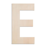 MGTECH 17 Inch Large Wooden Letter E, 1/4 in Thick Big Wood Letter for Crafts and Wall Decor