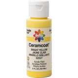 Delta Creative Ceramcoat Acrylic Paint in Assorted Colors (2 oz), 2027, Bright Yellow