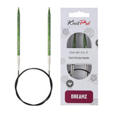 KnitPro Dreamz Fixed Circular Needles 32 (80cm) | US Size 9 (5.5mm)
