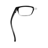 (Must Buy Both Eye) Black Clear-Left Eye +0.50 Reading Glasses with Different Strength for Each Eye