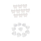 The Style Sutra 20 Pieces Heart Shape Tea Light Cups Wax Container Valentines Day Decor|Crafts | Home Arts & Crafts | Candle Ma