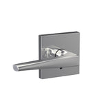 Schlage Custom FC172 ELR 625 COL Eller Non-Turning Lever with Collins Trim, Bright Chrome