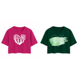 Toplot Tops For Women || Western Tops For Woman Stylish || Crop T-Shirt Western Pack Of 2 (Combo-Top-5256-Pnk-Olv-Xl),Pink-Olive,,B0F6NNDLT6