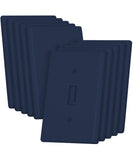 Bates- Light Switch Plates, 10 Pack, Navy Blue, Light Switch Cover Plate, Single Switch Plate Cover