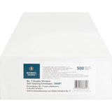 BSN36681 - Business Source No. 9 Double Window Invoice Envelopes
