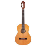 Ortega Guitars 6 String Family Series Full Size Nylon Classical Guitar W/Bag, Right, Cedar Top-Natural-Gloss, (R122G)