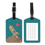 Nutcase Designer Luggage Travel Baggage Tags Single Tag With Name Card Inside Space